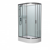 Душевая кабина Frank F412/1L Brilliant левая без крыши 120х80