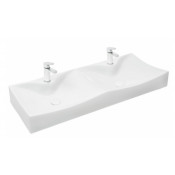 Накладная раковина WeltWasser Elbach 2216 40х111.5 белый глянец