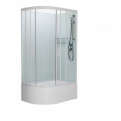 Душевая кабина Frank F412/2R White правая без крыши 120х80