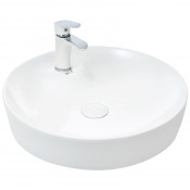 Накладная раковина WeltWasser Elbach 3204 46х46 белый глянец