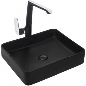 Накладная раковина WeltWasser Elbach 2178 MB 51х40.5 черный матовый