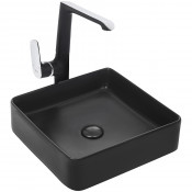 Накладная раковина WeltWasser Elbach 2179 MB 40х40 черный матовый