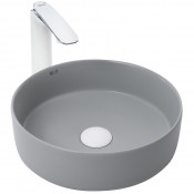 Накладная раковина WeltWasser Elbach 3134 MFG 35.5х35.5 светло-серый матовый