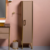 Пенал Armadi Art Monaco 868-CPG-R 35х170 глянец капучино/золото