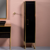 Пенал Armadi Art Monaco 868-BG-R 35х170 глянец черный/золото