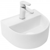 Подвесная раковина WeltWasser Aisbach 5062 белый глянец