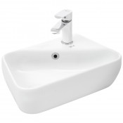 Подвесная раковина WeltWasser Aisbach 5096 R правая белый глянец