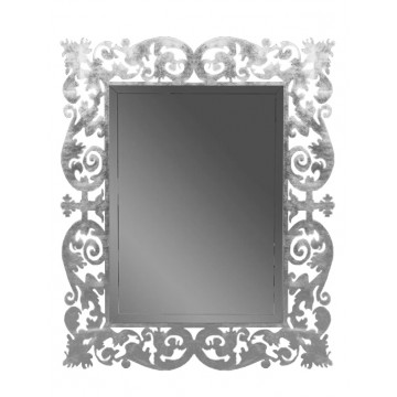 Зеркало Armadi Art Caprice 80х100 с подсветкой серебро