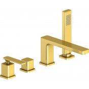 Смеситель на борт ванны с душем Timo Torne золото 4330/17Y