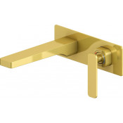 Смеситель для раковины встроенный Timo Torne золото 4371/17SM