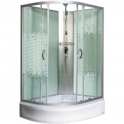 Душевая кабина Мономах Б/К 90/70/24 МЗ R 90x70 хром/прозрачное с рисунком