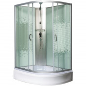 Душевая кабина Мономах Б/К 120/80/24 МЗ L 10000005811 120x80 хром/прозрачное с рисунком