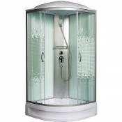 Душевая кабина Мономах 80/24 С МЗ 10000005757 80x80 хром/прозрачное с рисунком