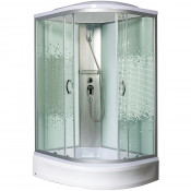 Душевая кабина Мономах 100/80/24 МЗ L 10000005821 100x80 хром/прозрачное с рисунком