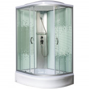 Душевая кабина Мономах 110/80/24 МЗ L 10000005823 110x80 хром/прозрачное с рисунком 