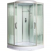 Душевая кабина Мономах 120/120/15 С МЗ 10000005847 120x120 хром/прозрачное с рисунком