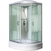 Душевая кабина Мономах 120/80/24 МЗ L 10000005825 120x80 хром/прозрачное с рисунком