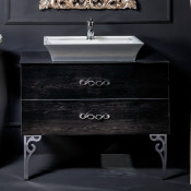 Тумба под раковину Armadi Art NeoArt 831-110-BW 100х48 темное дерево