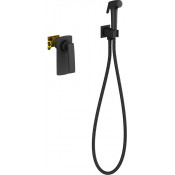 Смеситель встроенный с гигиеническим душем Timo  Helmi чёрный 4089/03SM