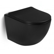 Унитаз подвесной SantiLine SL-5002B черный матовый