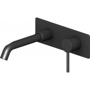 Смеситель для раковины Timo Saona  С ВНУТРЕННЕЙ ЧАСТЬЮ чёрный 2371/03SM