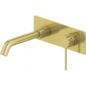 Смеситель для раковины Timo Saona  С ВНУТРЕННЕЙ ЧАСТЬЮ золото 2371/17SM