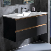 Тумба под раковину Armadi Art Capolda 849-100-A антрацит