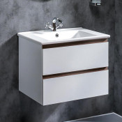 Тумба под раковину Armadi Art Capolda 849-065-WW белый/ручка дерево