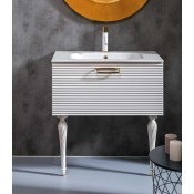 Тумба под раковину Armadi Art Vallessi Avantgarde Linea 842-100-WG белый/золото