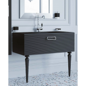 Тумба под раковину Armadi Art Vallessi Avantgarde Linea 842-080-BCR черный/хром