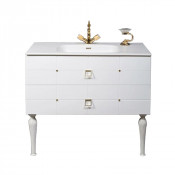 Тумба под раковину Armadi Art Vallessi Avantgarde Piazza 841-100-WG белый/золото