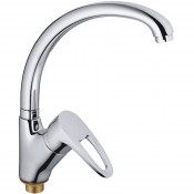 Смеситель для кухни Haiba HB4165-2 хром