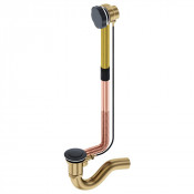 Слив-перелив Timo полуавтомат латунный чёрный матовый 8003/03