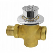 Кран смывной ВАРИОН (арт. 8493900) нажимной напольный для унитаза/чаша ГЕНУЯ