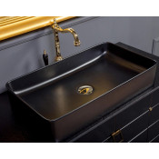 Раковина накладная Armadi Art Vallessi 873 60x35 черный