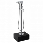 Смеситель для ванны Orans K-1061 напольный хром/белый