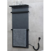 Полотенцесушитель электрический Black&White Universe N-388GM темно-серый