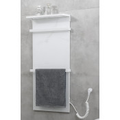 Полотенцесушитель электрический Black&White Universe N-388WM белый