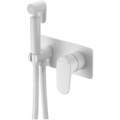 Гигиенический душ со смесителем Boheme Spectre 457-MW белый матовый