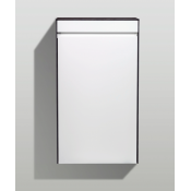 Шкаф-пенал Black&White Universe U907 белый/золото