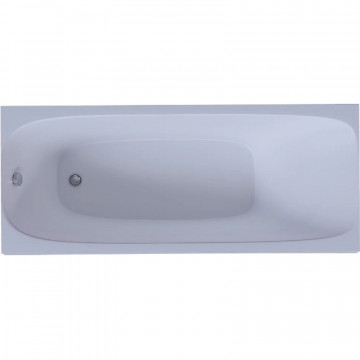 Акриловая ванна Aquatek Альфа ALF140-0000019 140х70 с экраном, с каркасом (разборный), со слив-переливом