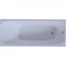 Акриловая ванна Aquatek Альфа ALF140-0000024 140х70 с экраном, с каркасом (разборный), со слив-переливом