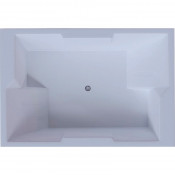 Акриловая ванна Aquatek Дорадо DOR190-0000002 190х130 с экраном, с каркасом (вклеенный), со слив-переливом