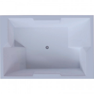 Акриловая ванна Aquatek Дорадо DOR190-0000002 190х130 с экраном, с каркасом (вклеенный), со слив-переливом