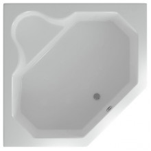 Акриловая ванна Aquatek Лира LIR150-0000011 150х150 с каркасом, со слив-переливом