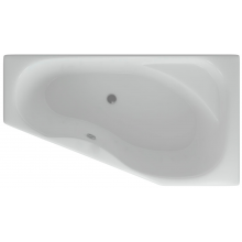 Акриловая ванна Aquatek Медея MED180-0000012 170х95 правая каркасом (вклеенный), со слив-переливом