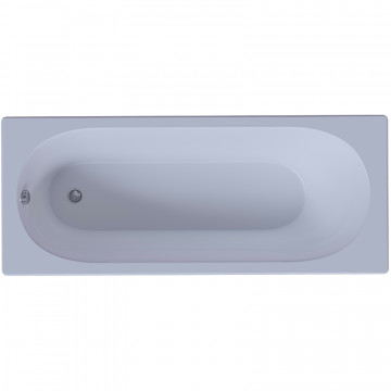 Акриловая ванна Aquatek Оберон OBR160-0000026 160х70 с экраном, с каркасом (разборный), со слив-переливом