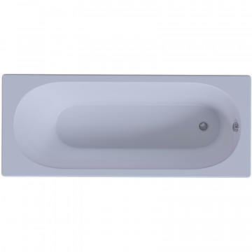 Акриловая ванна Aquatek Оберон OBR160-0000041 160х70 с экраном, с каркасом (разборный), со слив-переливом