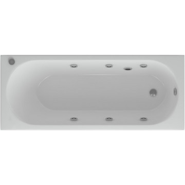 Акриловая ванна Aquatek Оберон OBR170-0000010 170х70 с гидромассажем и экраном