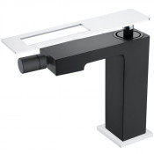 Смеситель для биде Boheme Q 146-BCR черный/хром